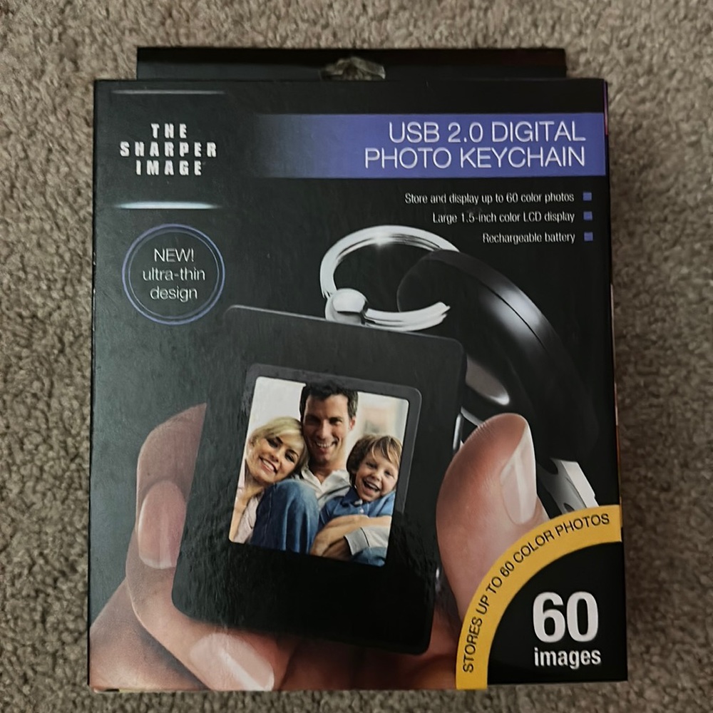 The Sharper Image Photo Keychain